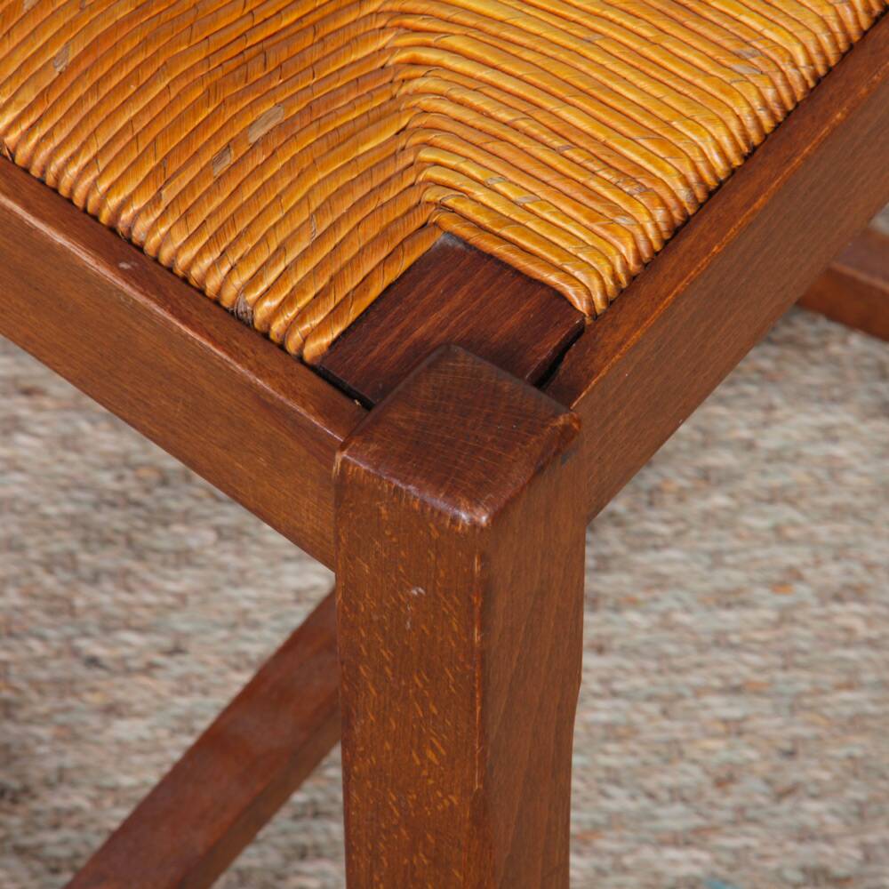 Set of 4 wooden chairs from the 1960s