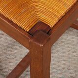 Set of 4 wooden chairs from the 1960s