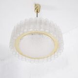 Blown glass ceiling chandelier