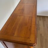 3-door cherry wood sideboard buffet