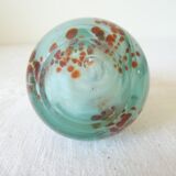 Sulphide / glass pear paperweight Mdina Islands of Malta