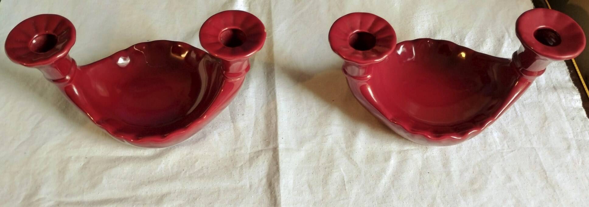 Pair of double candlesticks signed Paul Milet