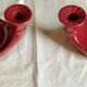 Pair of double candlesticks signed Paul Milet