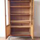 1950s/60s beech school display cabinet