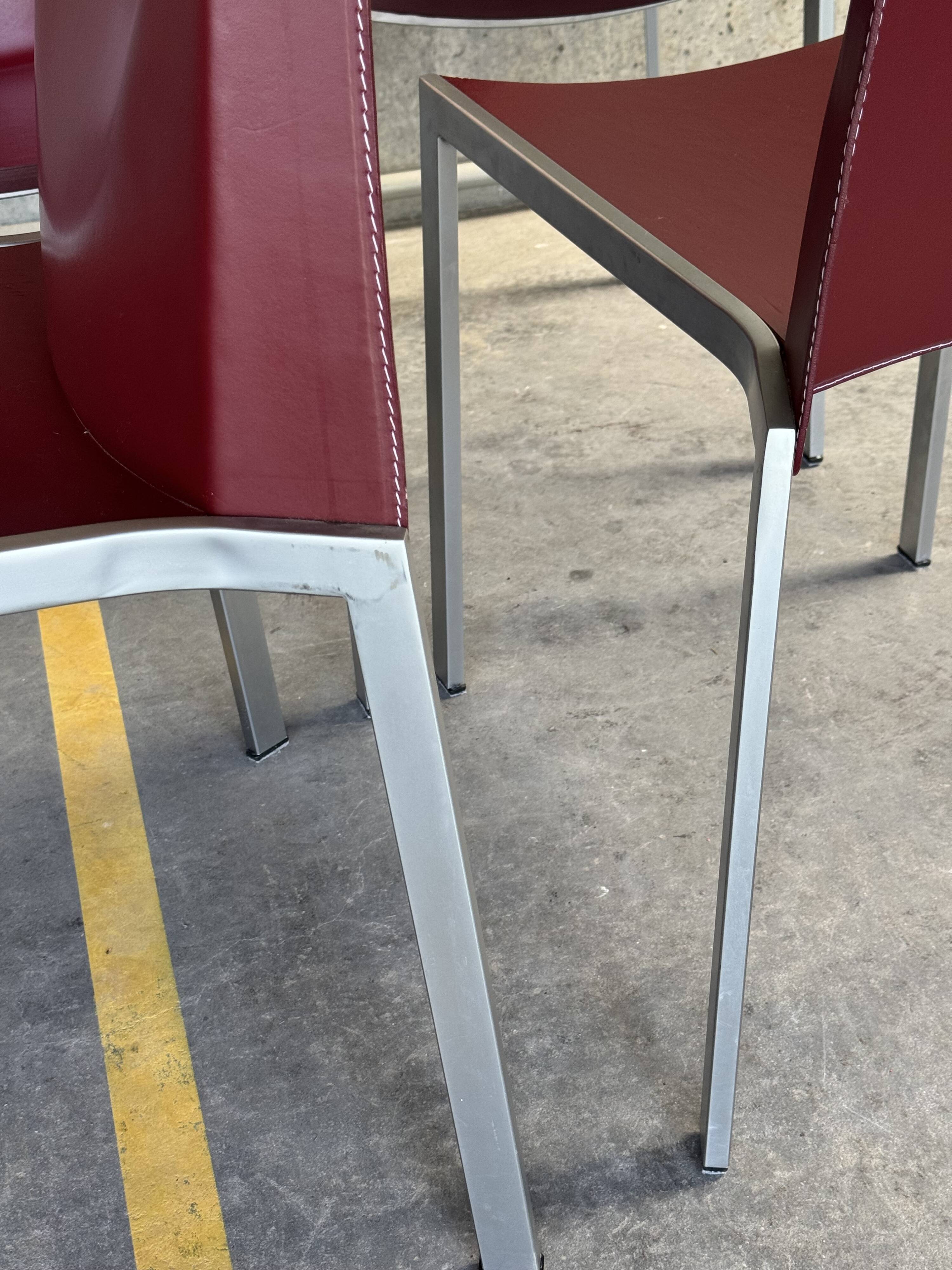 Set of 4 Italian Postmodern Chairs
