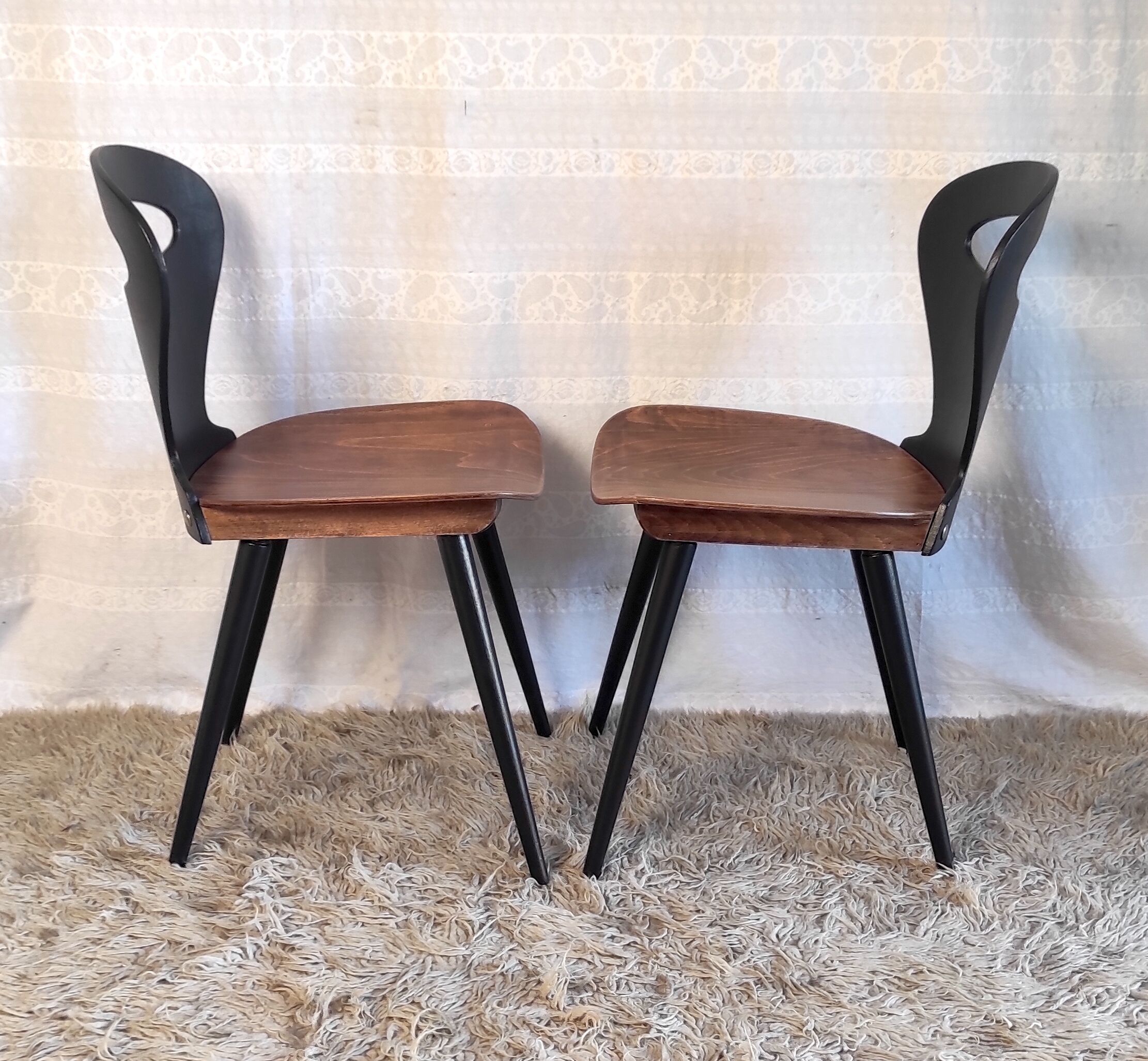 Baumann chair duo "Ant" - 60s/70s