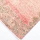 3x13 Pink & Brown Long Classic Vintage Runner Rug, 92x415Cm