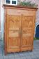 Louis Philippe wardrobe in golden cherry wood from the 19th century.