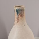 French soliflore vase in enamelled sandstone