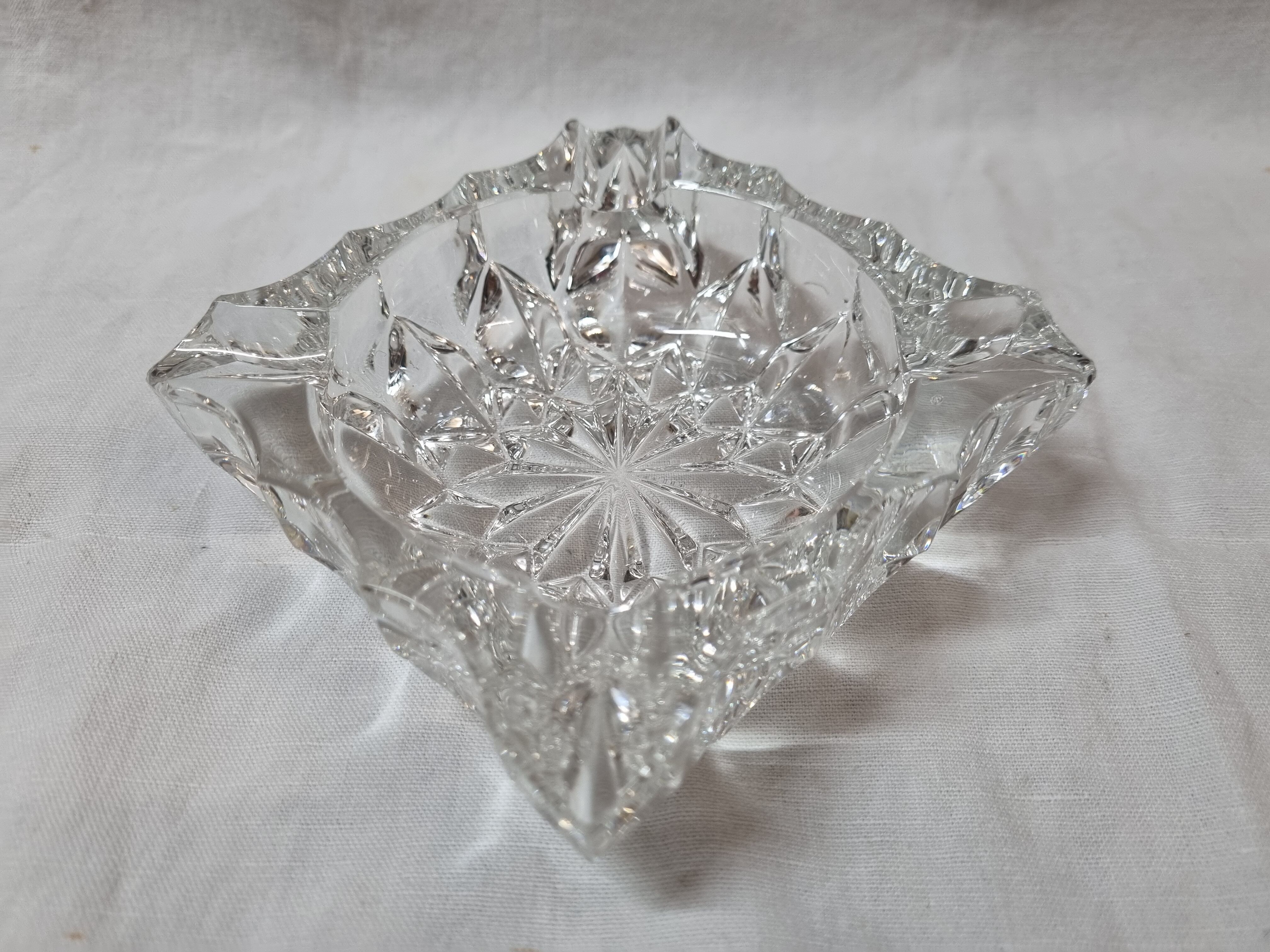 Crystal ashtray from 1970