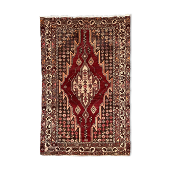 Ancient Persian carpet mazlaghan 136x208 cm