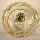 60s glass pendant light