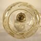 60s glass pendant light