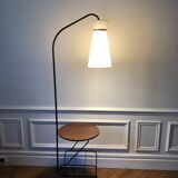 Floor lamp with shelf, magazine rack and diabolo, 1960s