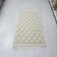 Tunisian Berber Rug in Ecru Wool – Handwoven, Bohemian & Minimalist Style