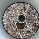 Solid wood lamp lampshade denim