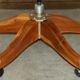 Chaise de bureau pivotante en bois d'if burr - Windsor swivel