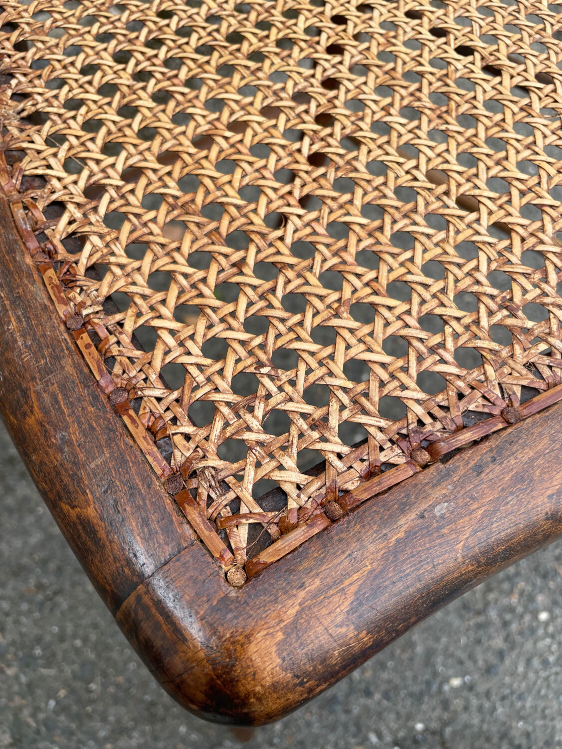 Set of 2 Chaviari Napoleon III cane chairs