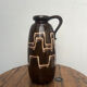 Large floor vase pitcher Scheurich 484-47 in Fat Lava ceramic