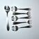 Gulden set of 6 art deco dessert forks in silver-plated metal 13 cm alsace
