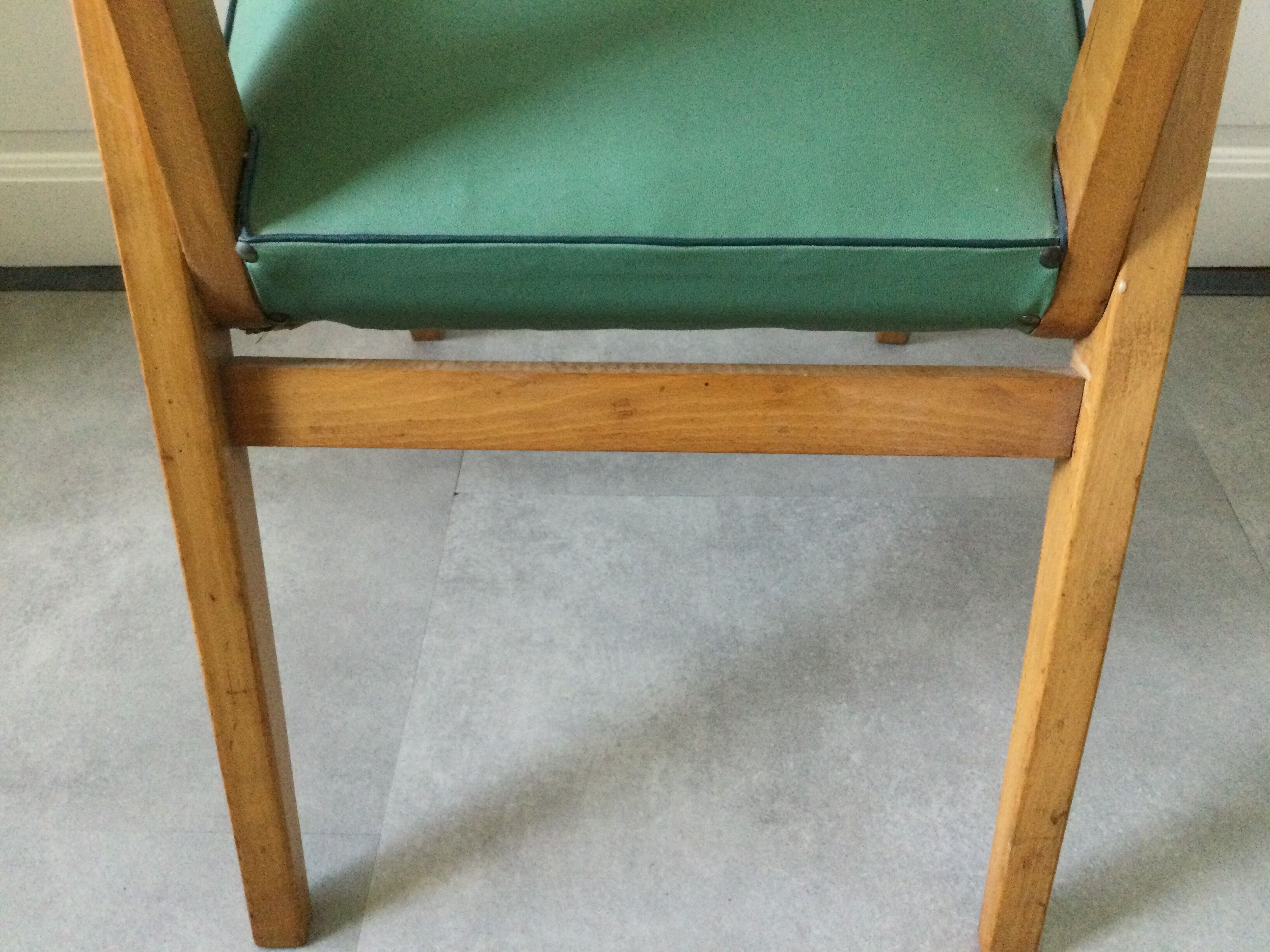 Vintage 50s bridge chair