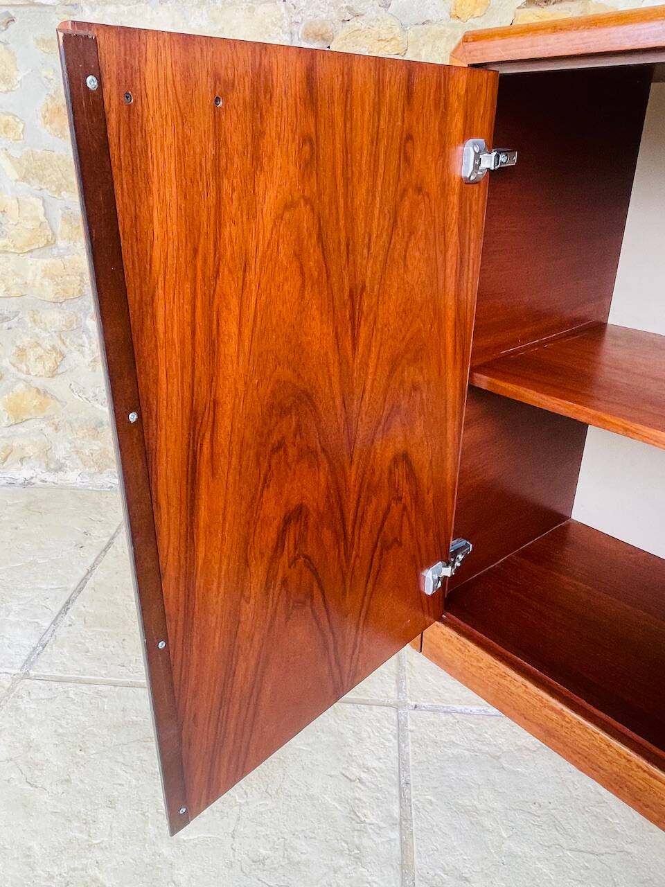 Low buffet, vintage teak storage unit by Hulsta, circa 1970s.