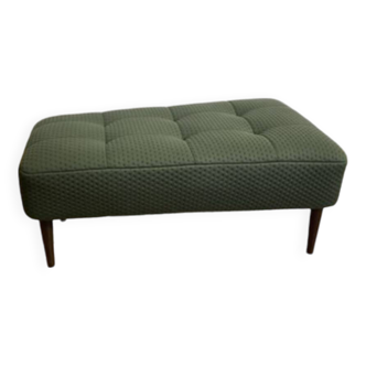 green asymmetrical bench
