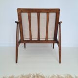 Scandinavian style armchair in solid wood – 1950s/60s