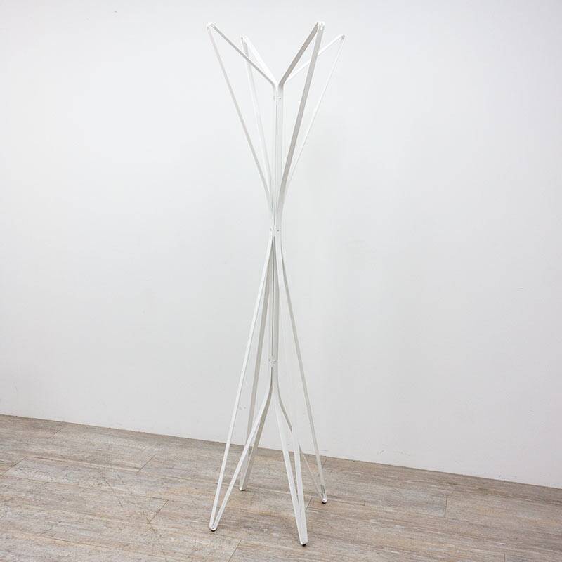 Aster white metal coat rack by Zanotta