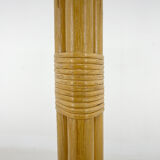 1980's Rattan Floor Lamp, Czechoslovakia