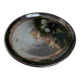 Plat rond en céramique irisée Vallauris