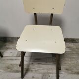 Vintage school desk and chair set, from Spain