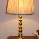 Paire de lampes suédoises en laiton du milieu du siècle