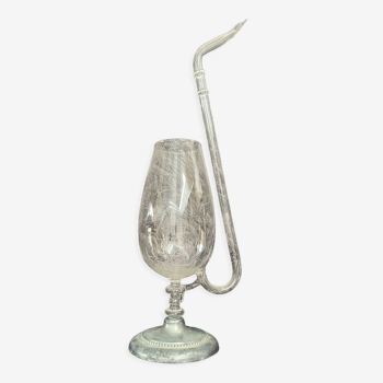 Glass with alcohol pipe