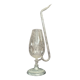 Glass with alcohol pipe
