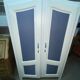 Dressing Room Revamped White/ Denim Fabric (Country Style - Shabby Chic)