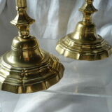 Pair of bronze candlesticks 18th century