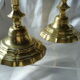 Pair of bronze candlesticks 18th century