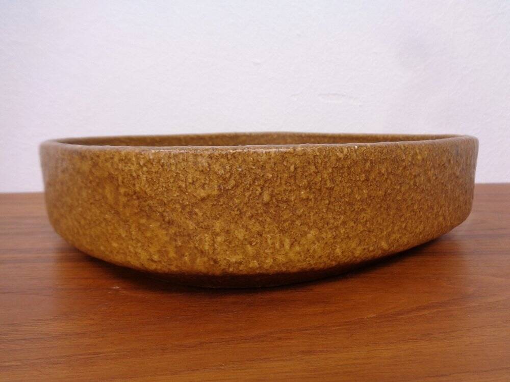 Glazed Lava Ceramic Bowl from Scheurich, Germany, 1970s