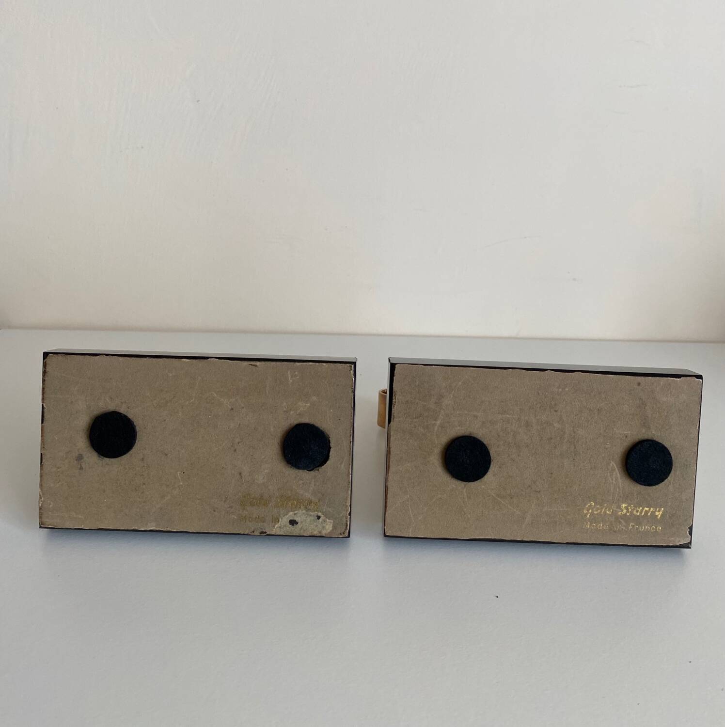 Art Deco bookends - Gold Starry, 20th century