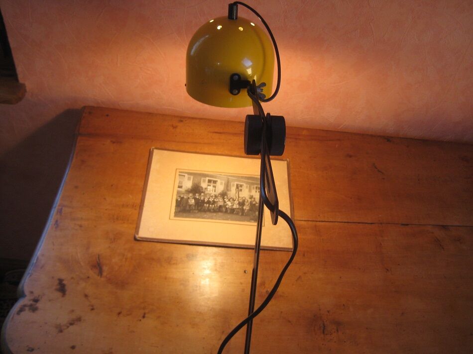 Vintage, former lampe of bureau or atelier