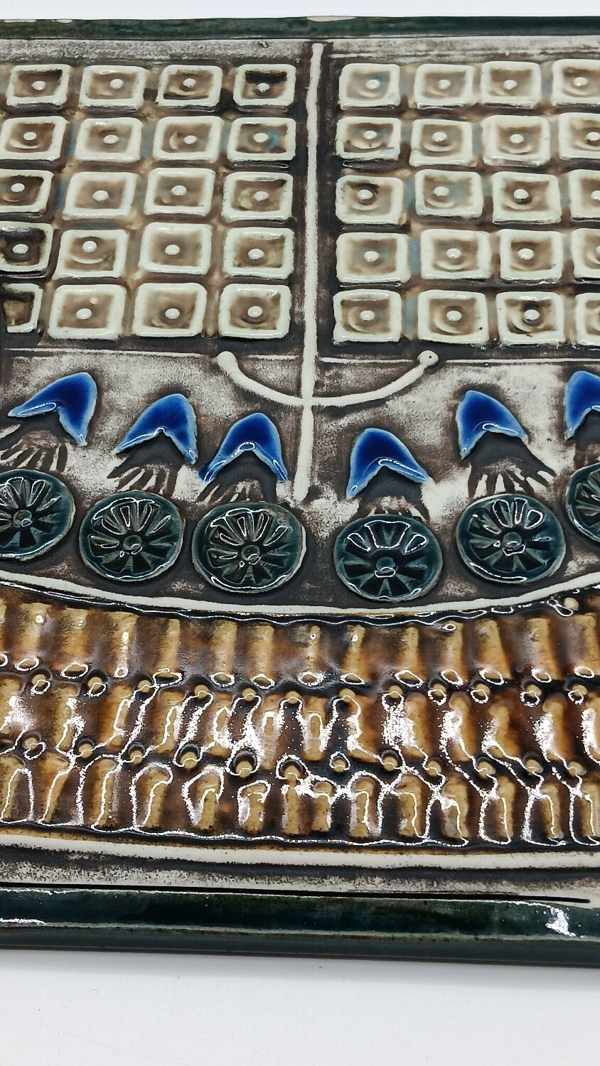 Lisa Larsson, "Skepp" from the Unik series, glazed stoneware, Gustavsberg