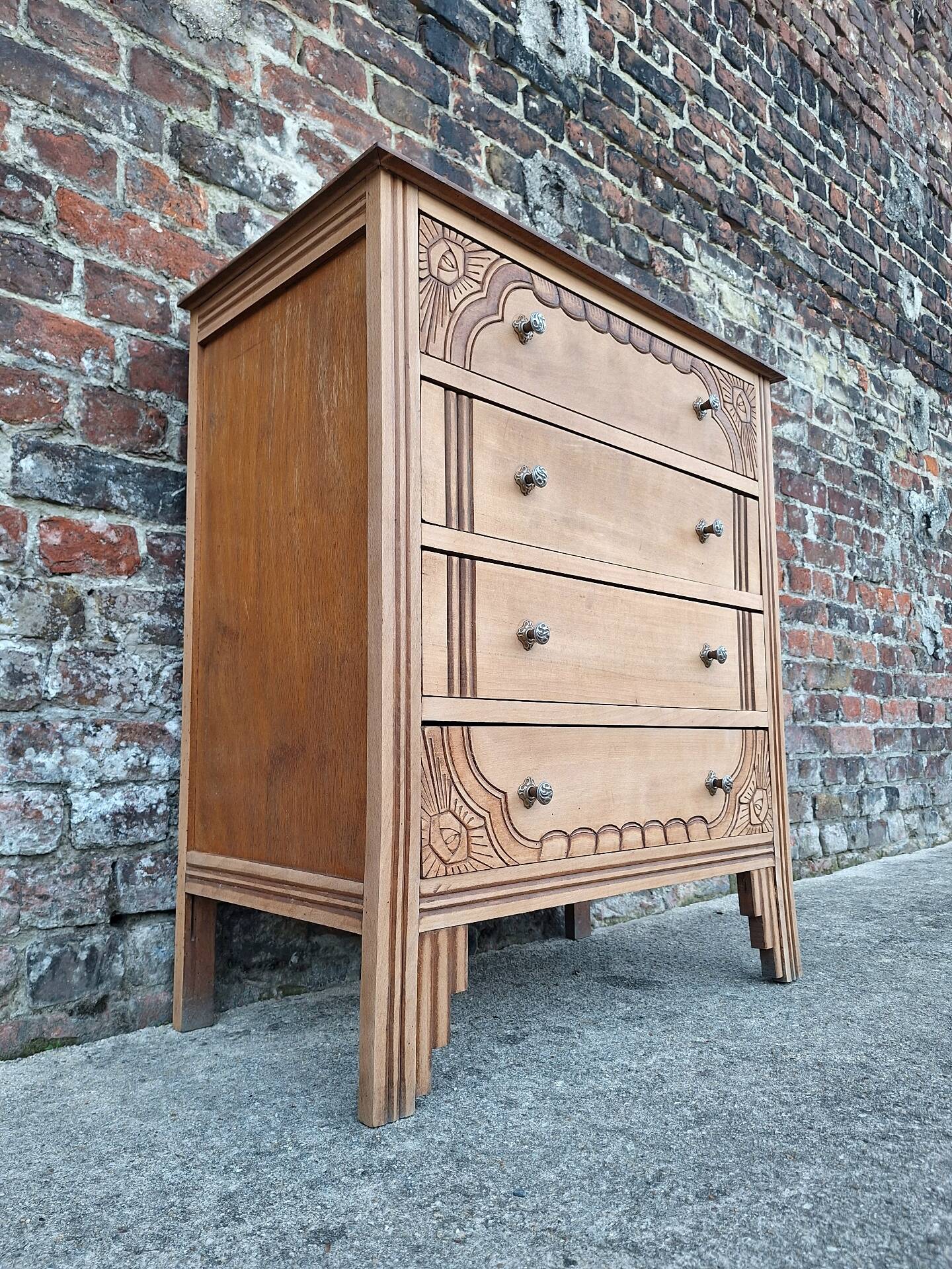 Commode art déco, meuble ancien vintage