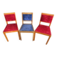 3 chaises art déco anciennes