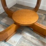 Art Deco oak coffee table from the 40s and 50s