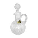 Engraved bohemian crystal carafon
