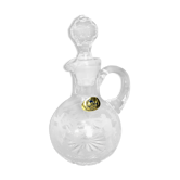 Engraved bohemian crystal carafon