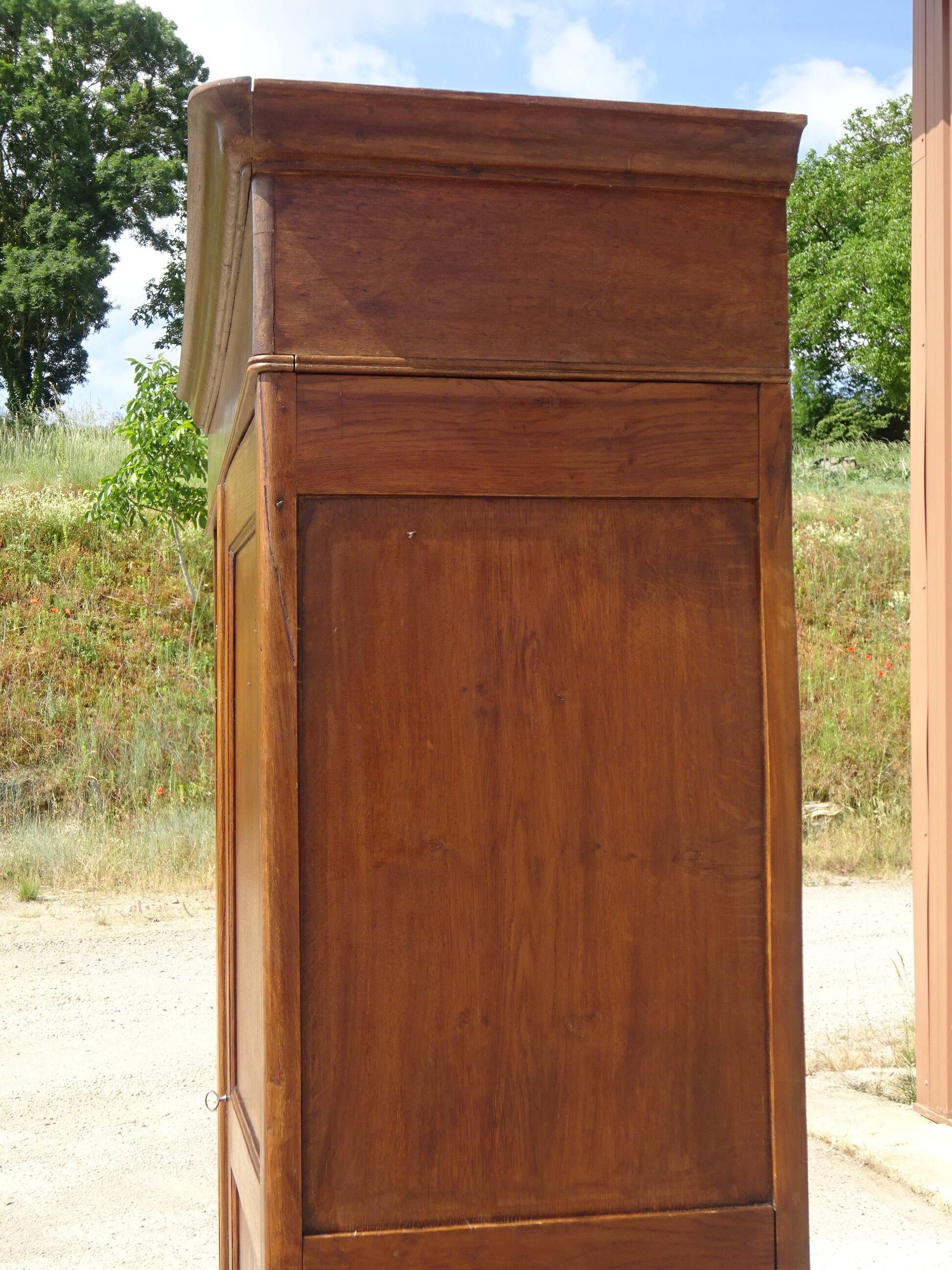 Large Parisian wardrobe in solid oak