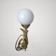 bronze lamp Italy Murano Venini?