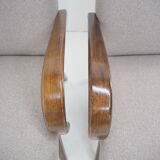 1960s pair of Ton/Thonet beech armchairs, czechoslovakia